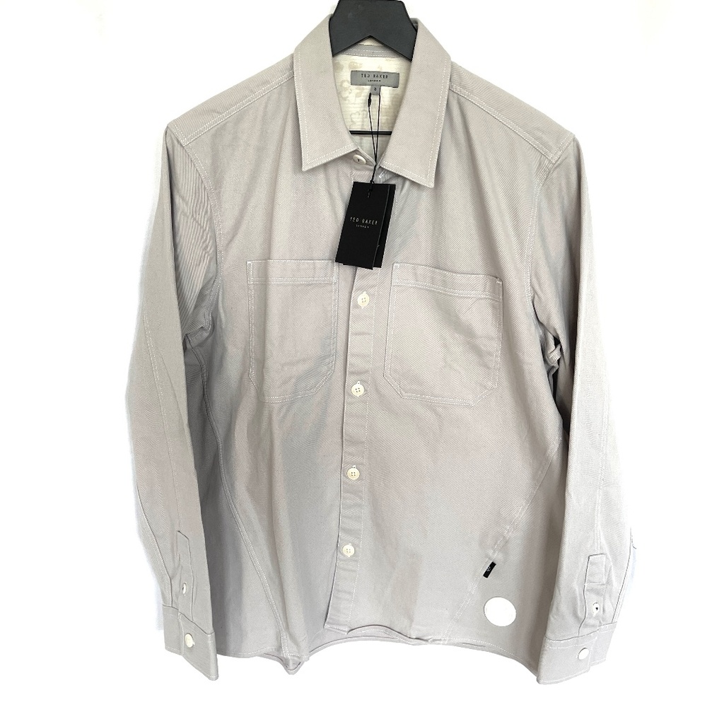 NWT Ted Baker London Leytun Twill Shacket